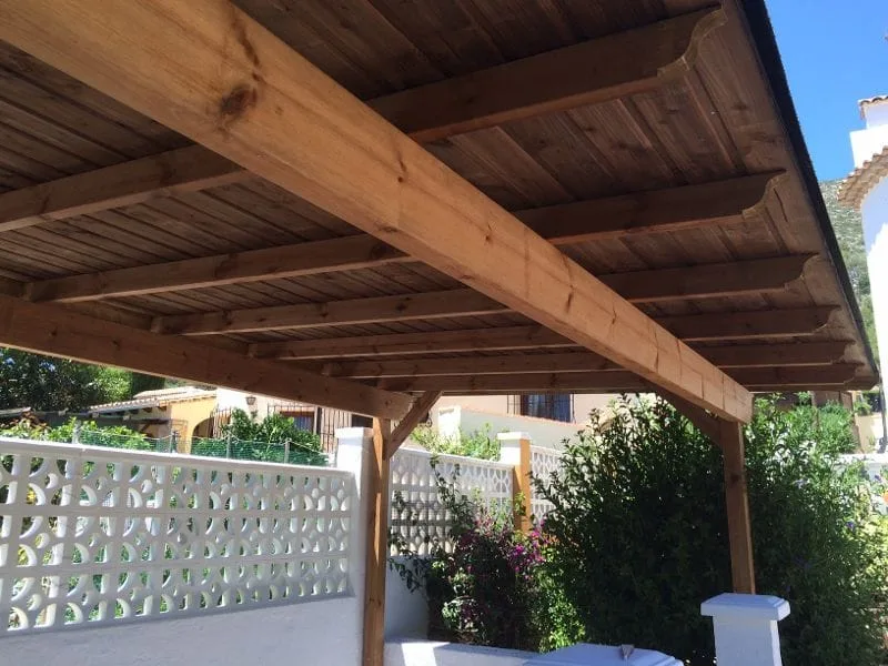 pérgola a medida