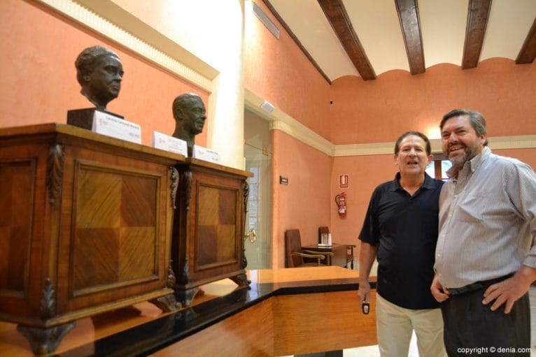 Encuentro familias Carbonell - Merle en Dénia - Nicolás Merle y Rafa Carrió