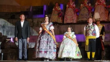 Presentación Falleras Mayores de Dénia 2016 – Marina y Alejandra con el alcalde