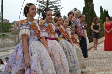 Recepción de invitados – Corte de honor de Alejandra Pastor