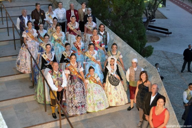 Recepción de invitados - Falleras mayores e invitados