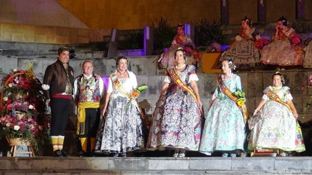 37 Presentación Falleras Mayores de Dénia 2016 Junta Local Fallera de Benidorm