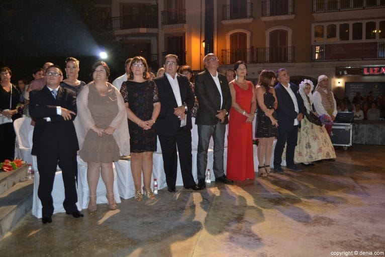 Presentación Falleras Mayores de Dénia 2016 - Autoridades y familiares