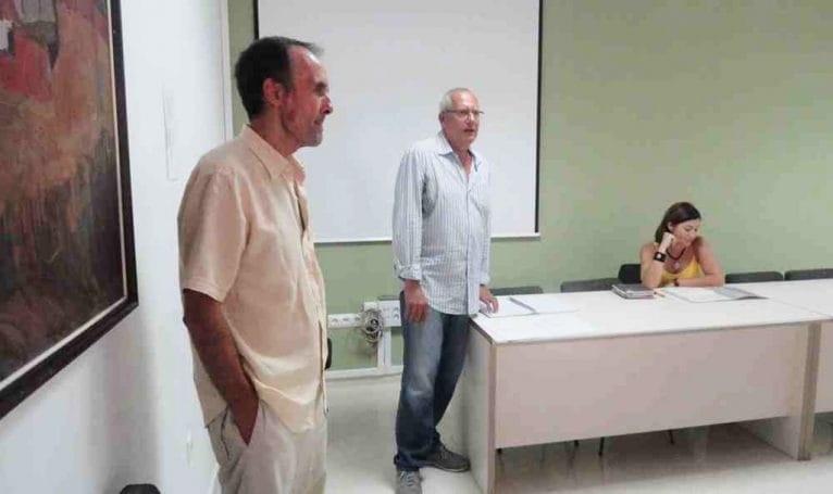 Antonio Losada junto a Vicent Grimalt