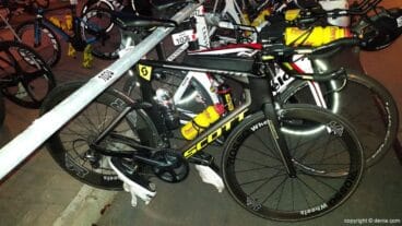 Bicicletas de los dianenses en el Ironman de Mllorca