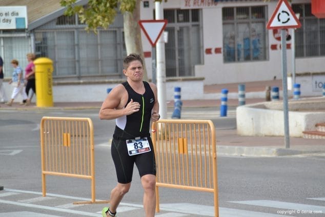 Carlos Grimalt en el tramo de carrera a píe