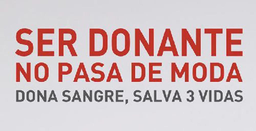 Cartel donación Sangre