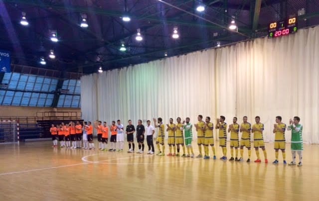 Victoria del Dénia FS ante el Simancas en su primer desplazamiento a tierras madrileñas 2 Comienzo del partido entre el Simancas y el Dénia FS
