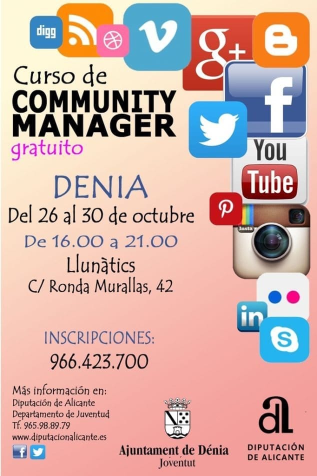 Curso de Community Manager para jóvenes