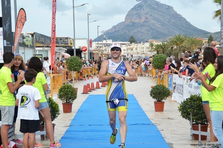 Gonzalo Durá entrando en meta