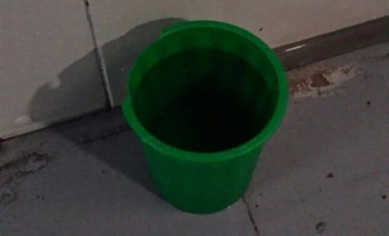 Goteras en el colegio de La Xara