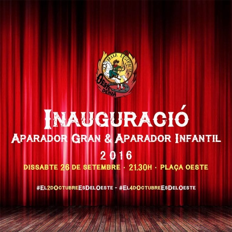 Inauguración del aparador de las FFMM del Oeste 2016