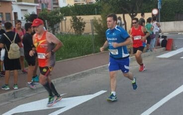 Juan José López durante la carrera