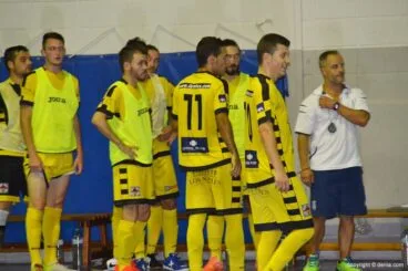 Jugadores del Dénia Fútsal