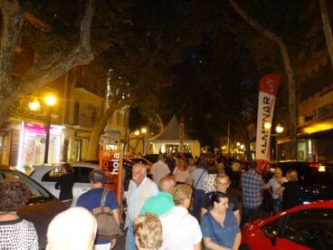 La Feria del Motor por la noche