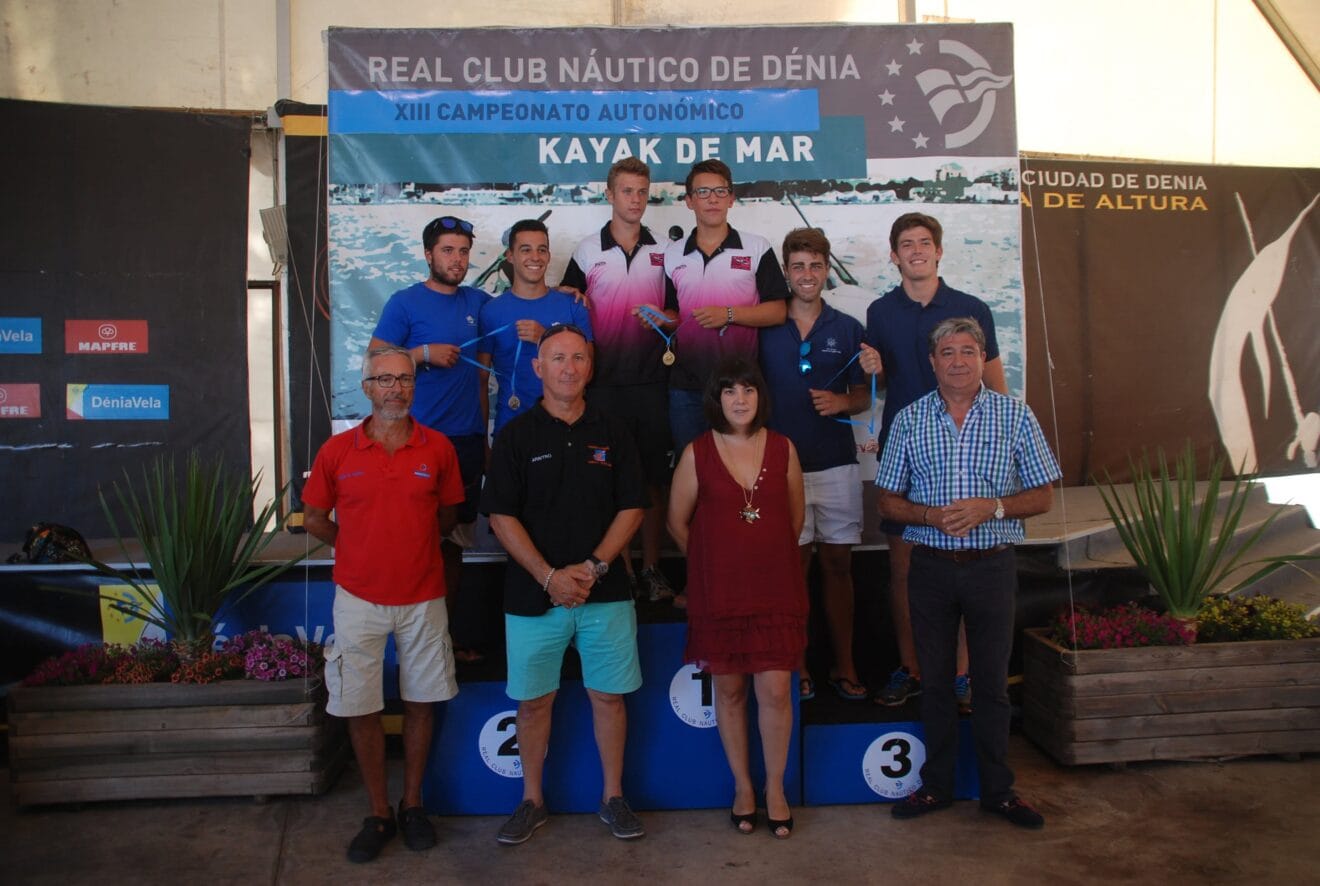 Marián Tamarit en la entrega de los trofeos