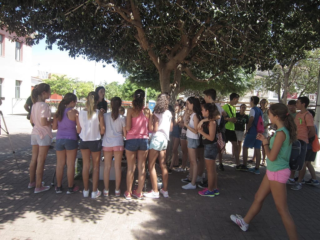 Momento de la gimkana celebrada en Beniarbeig