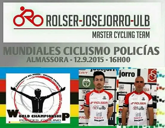 El Rolser-José Jorro participa en los Mundiales de Ciclismo de Policías y Bomberos 1 Mundiales de ciclismo de policías