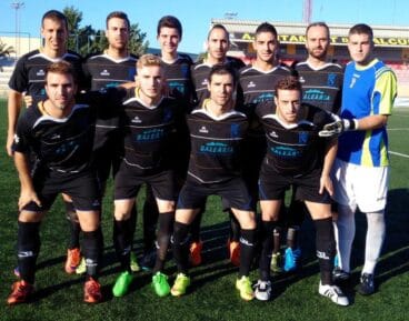 Once inicial del CD Dénia ante el Alcúdia