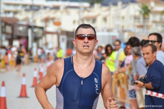 Ramón Grimalt en el segmento de carrera a píe