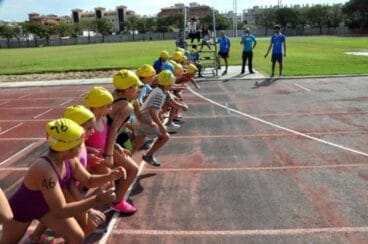 Salida de una prueba del Acuatlón