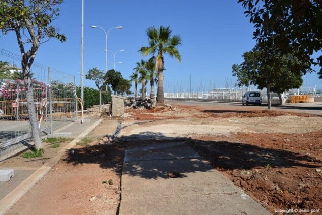 Segunda fase de las obras del puerto de Dénia