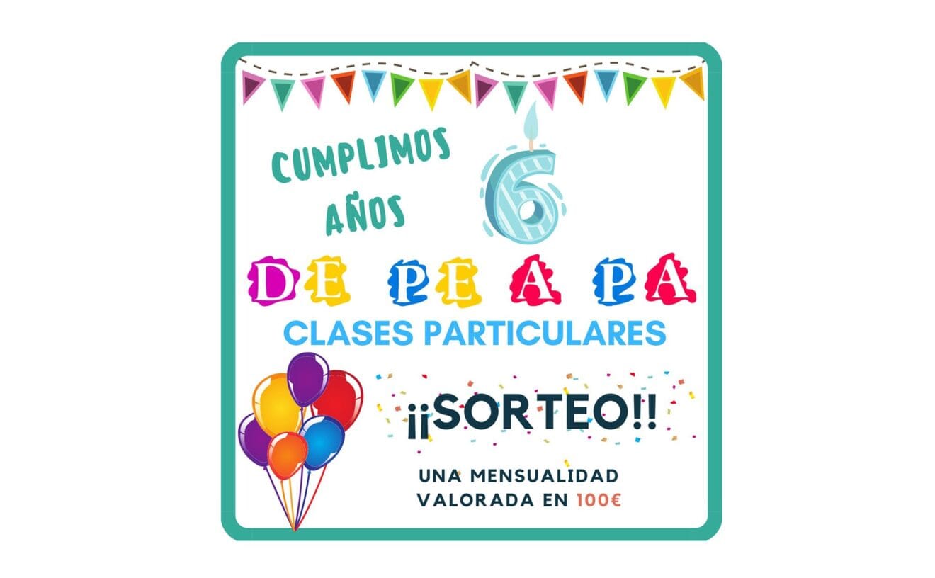 Participa en el sorteo de De Pe a Pa Clases Particulares