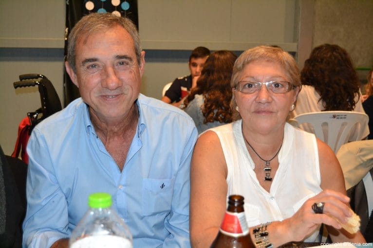 Cena Benéfica Ludai - Paco Arnau y su mujer