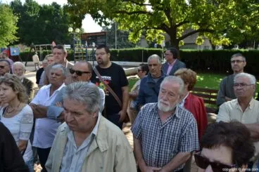 Asistentes al acto del 9 d’Octubre de Compromís