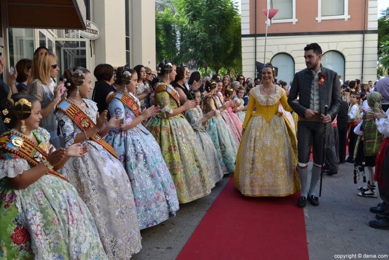 Presentación infantil Baix la Mar 2016 - Llegada de la comisión
