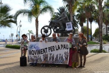 Manifestación por los refugiados en Dénia – fin de la manifestación