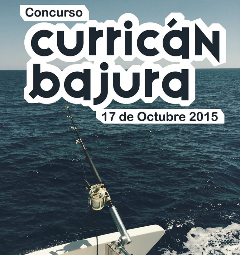 Cartel  del concurso de pesca al Currican