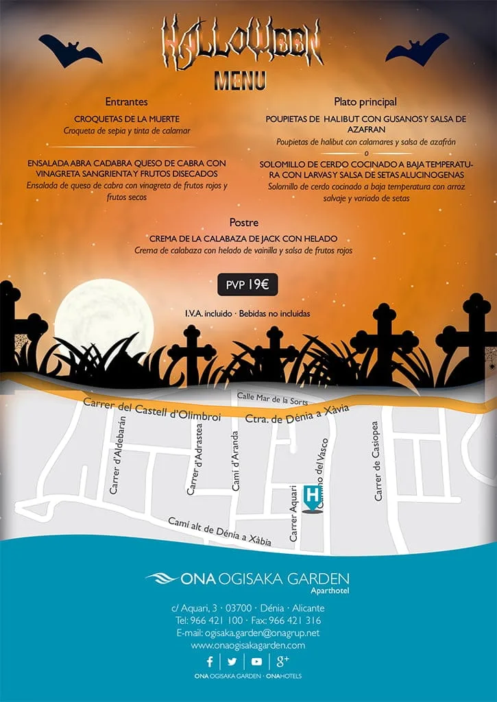 Celebra Halloween con una cena muy especial en Ona Ogisaka Garden 1 A5_FLYERhalloween_REVERSO