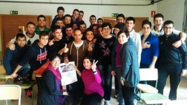 Charla de APROSDECO en los institutos de Dénia