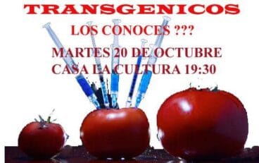 Charla sobre alimentos transgénicos en Dénia