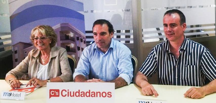 Ciudadanos traslada la demanda del tren Gandía-Dénia a Les Corts 1 Concejales y diputado de Ciudadanos