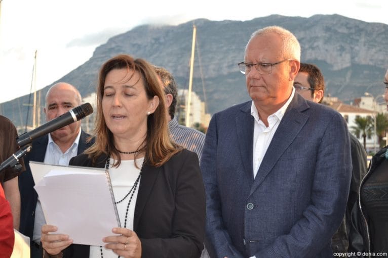 Cristina Sellés y Vicent Grimalt celebrando el Día Mundial del Turismo