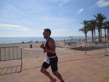David Ribes en el Triatlón de La Vila