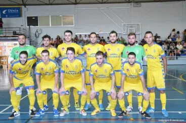 El Dénia Futsal ante el Tecnoy Gran Peña FS.