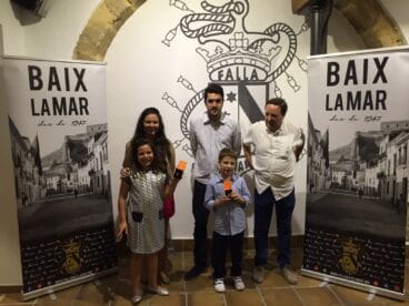 Entrega de insignias a los cargos infantiles