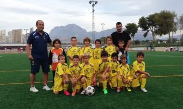 Equipo de la cantera del FB Dénia