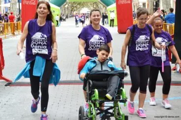 Felicidad por terminar la caminanta