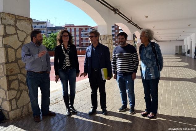 Jaume Fullana en el colegio Cervantes