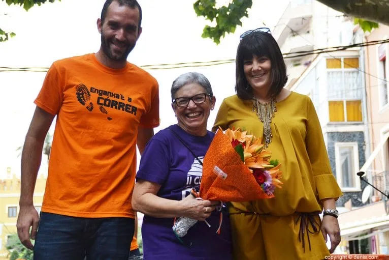 María Coll la participante más veterana