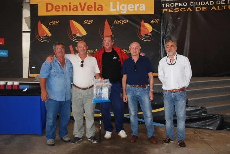 Miembros del barco Gabatxet ganador del concurso de pesca