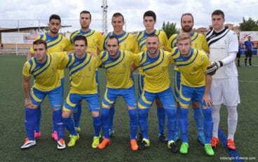 Once del CD Dénia ante el At