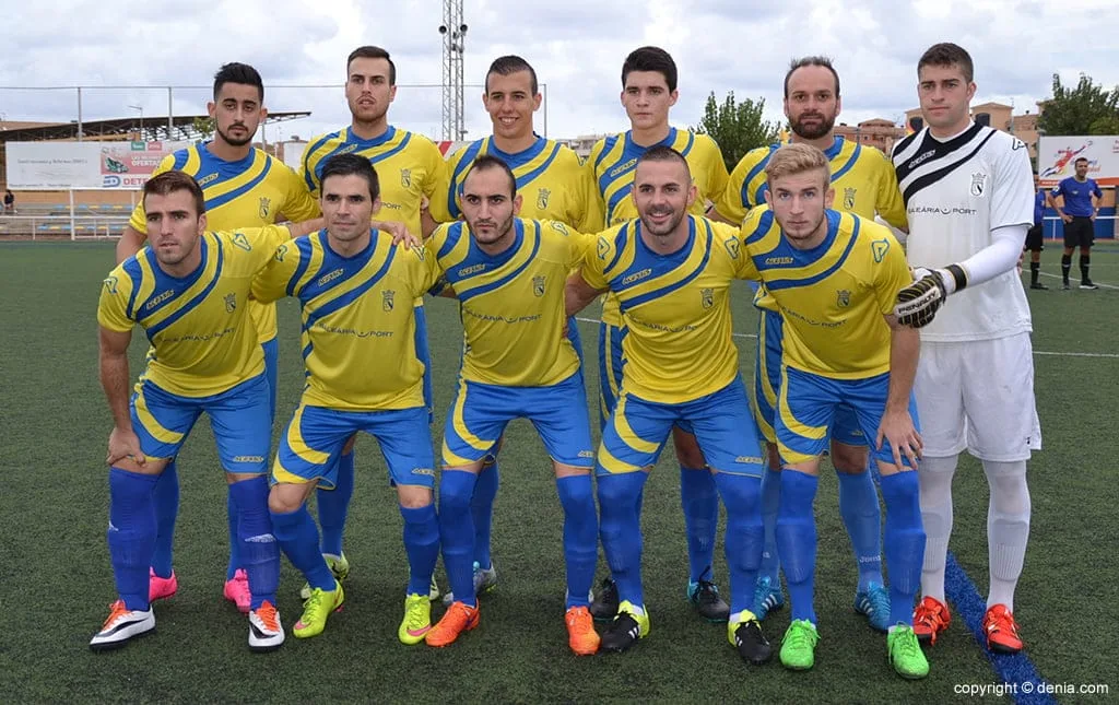 El CD Dénia quiere mantener su imbatibilidad en Atzeneta 1 Once del CD Dénia ante el At. Alginet
