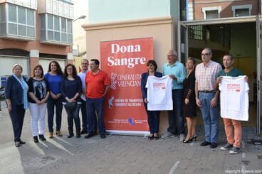 Organizadores y patrocinadores del Maratón de Sangre de Dénia