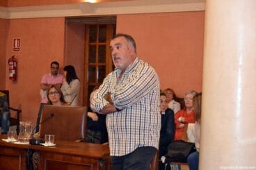 Paco Raskasa en el Pleno de Dénia