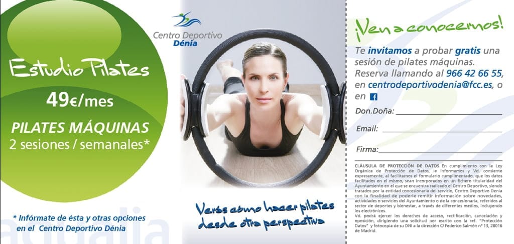 Practica pilates desde otra perspectiva con Pilates Máquinas 1 Pilates máquinas en Centro Deportivo Dénia